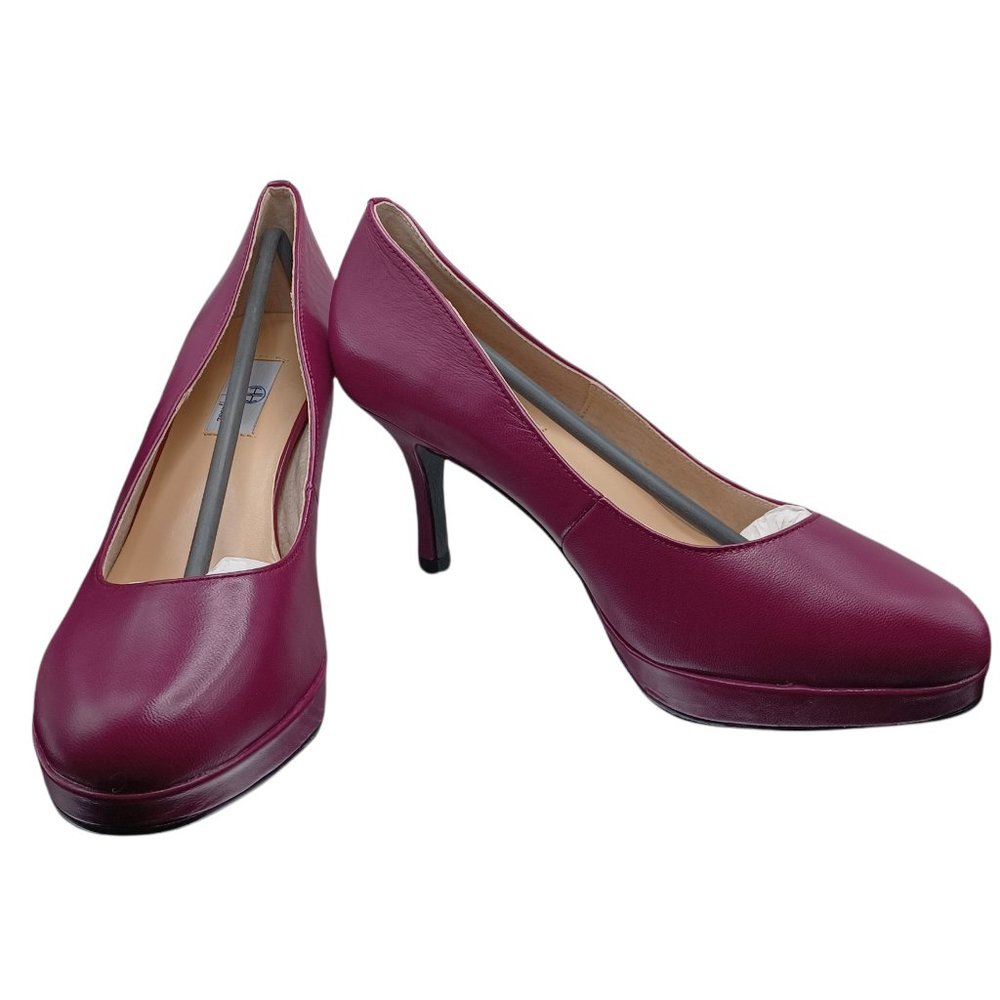 Hot In Hollywood Burgundy Heels Size 9 New In Box